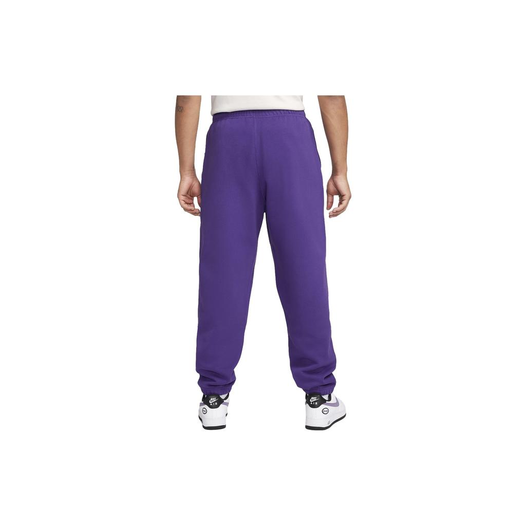 Nike Мужские спортивные брюки Solo Swoosh Solid Logo, фиолетовые DX1364-504