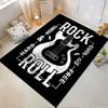 Rock & Roll Guitar Carpet suitable as a non-slip mat for the living room or bedroom sofa