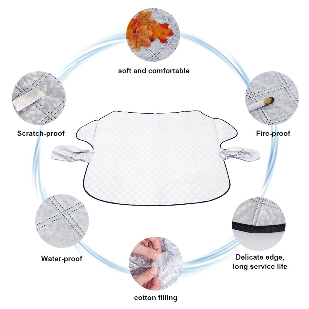 Защитное покрытие для лобового стекла внедорожника, фургона, полноприводного автомобиля, защита от града, снега, льда, солнца, пыли, инея, защитное покрытие от замерзания, зимнее