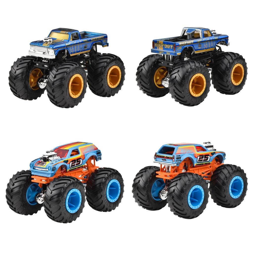 Hot Wheels Ассортимент Монстр-траков 8 Миниатюрных Наборов в Коробке 164 - Транспортные Средства/Игрушки - (Возраст 3+) - Многоцветный (983C-FYJ44)