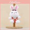Strap Pants Sunglasses Rabbit Plush Keychain Animal Toy Cute Doll Bag Pendant