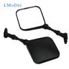 LMoDri Black Dual Sport Motorcycle Mirrors Side Mirrors For Suzuki DR 200 250 DR350 350 DRZ 400 650 DR650
