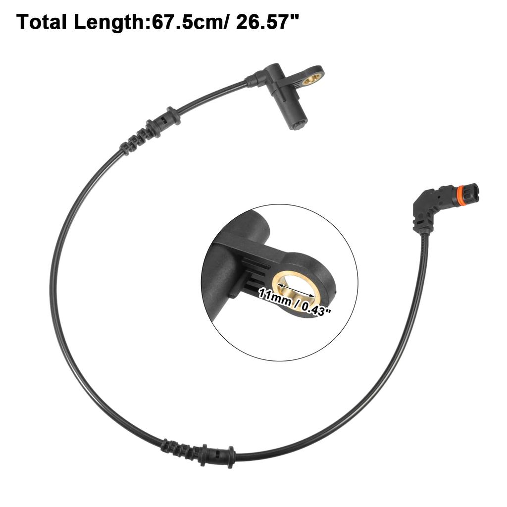 ACROPIX Mercedes Benz Car ABS Wheel Speed Sensor for CL500 2000-2006 Part Number: A2205400117-2 Pack
