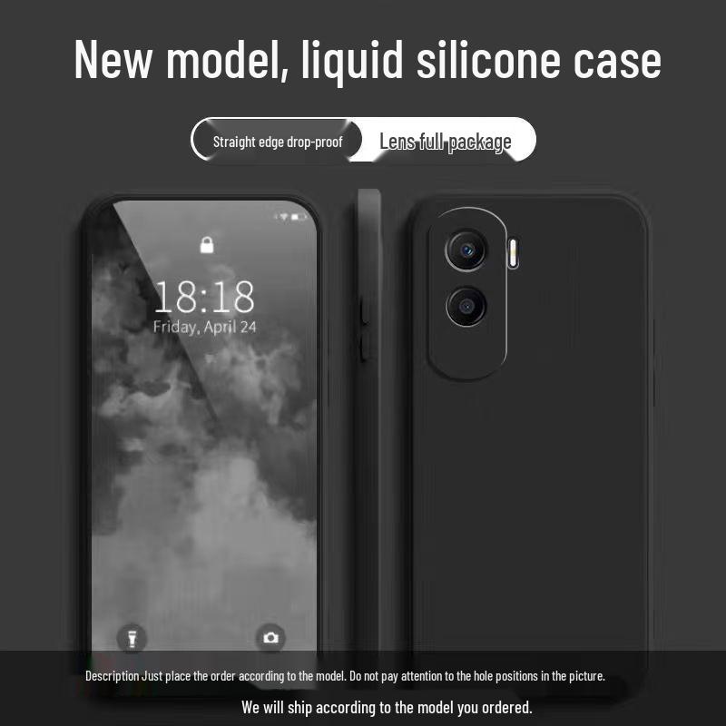 Honor Play8T Pro Однотонный противоударный мягкий чехол