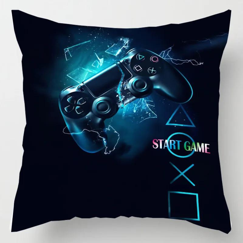 Home Decor TV Game Fan Style Square Pillowcase Cushion Cover Anime New Design Gamer Grip Printed 45x45 Gift for Kids