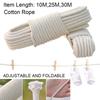 Soft Cotton Rope Strong Clothes Drying Rope Durable Binding Rope Outdoors