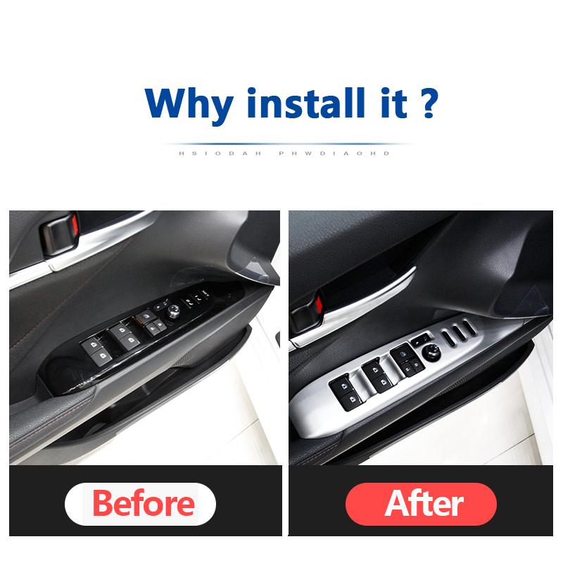 Для Toyota Camry 70 XV70 2018 2022 2023 гибридное автомобильное оконное стекло подъемник панель переключателя подлокотника накладка аксессуары