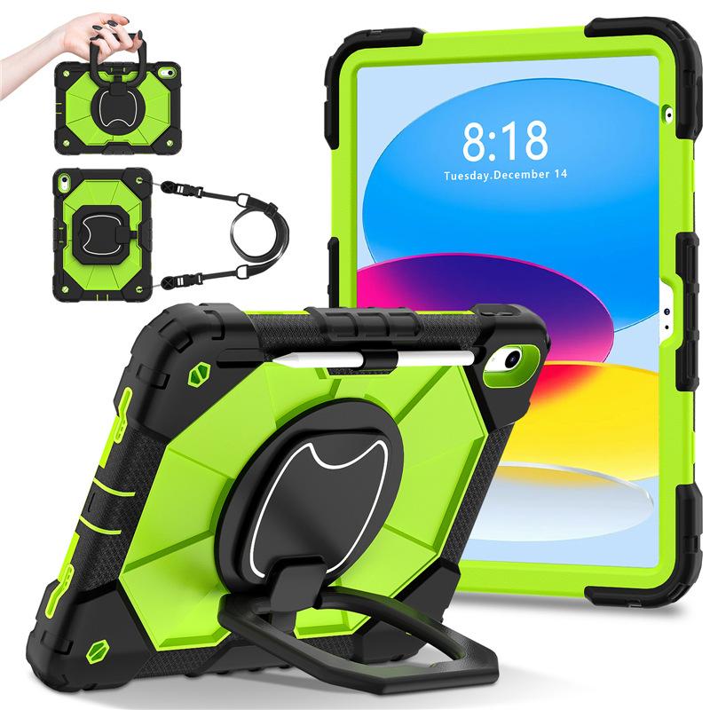 Samsung Galaxy Tab A9 Plus 11 Inch Case with Hand Strap, Kickstand, Pencil Holder, Full-Body Shockproof Cover for A9/A8