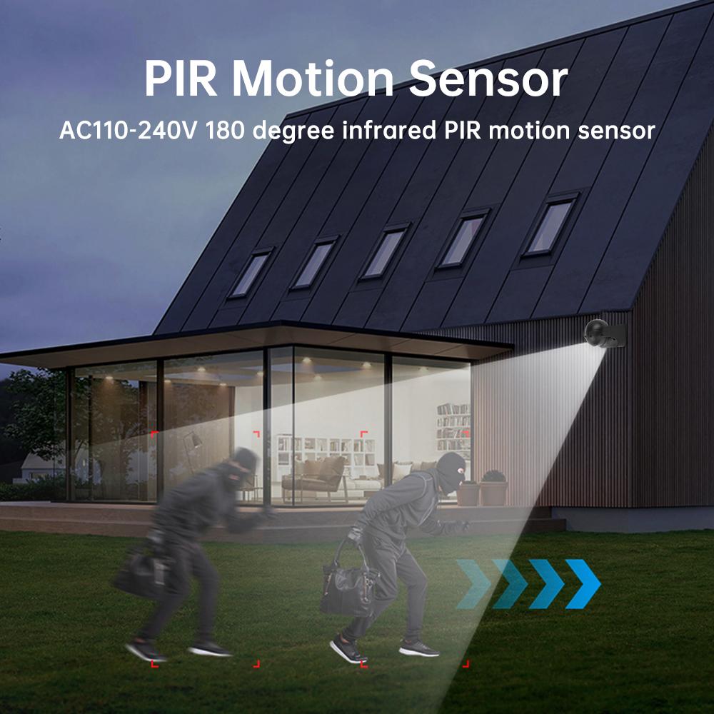 Ac110-240V Motion Sensor 180 Degree Infrared Human Floodlight Sensor Probe Outdoor Rainproof And Dustproof Led Sensor 3-2000Lux
