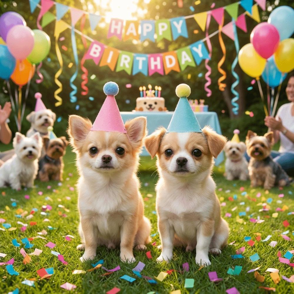 6/12/24Pcs for Stuffed Animals Pet Party Hat Colorful Dog Party Headdress Dog