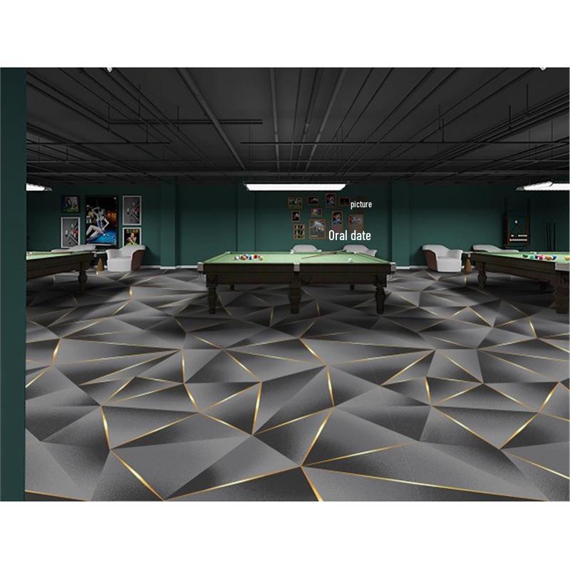Luxury Fireproof Nylon Billiard Hall Carpet for Hotels - Large Area Print Mat