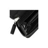 Gucci Monogram Logo Embossed Long Zipper Leather Wallet Clutch Unisex Wallets Black 447906-CWC1R-1000