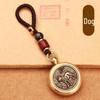 Брелок для автомобиля из латуни с изображением знака зодиака: Креативный, унисекс кулон в подарок