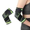 Уличные виды спорта Фитнес Уход за локтем Потоотводящий Дышащий Нейлоновый Вязаный Налокотник Эластичный Компрессионный Бандаж Нескользящая Защитная Экипировка