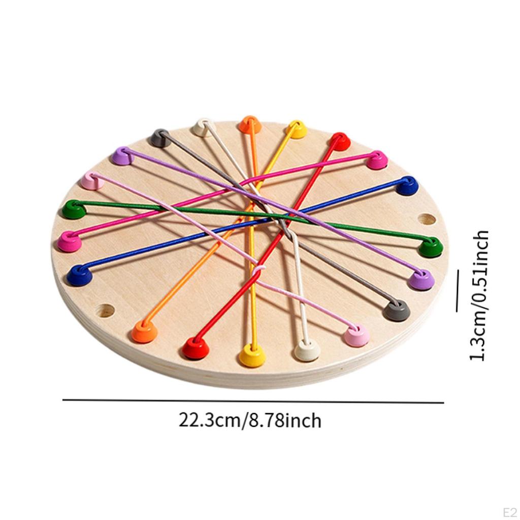 Rope Knots Untangle Stack Sorting Toy Puzzle Desktop Loop Board Game