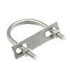 1Set Screws M6 Round Tube Clamp 304 Stainless Steel Right Angle U-bolt Round Bolt  for Round Tube