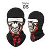 Fashion Outdoor Sports Skull Balaclava Mask Windproof Full Face Neck Gaiter Ninja Headgear Hat Motorcycle Riding Hiking Cycling Cap Masks