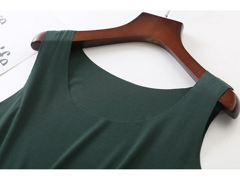 Women's Summer Modal Tank Top - Breathable, Sweat-Absorbent, Solid Color Camisole