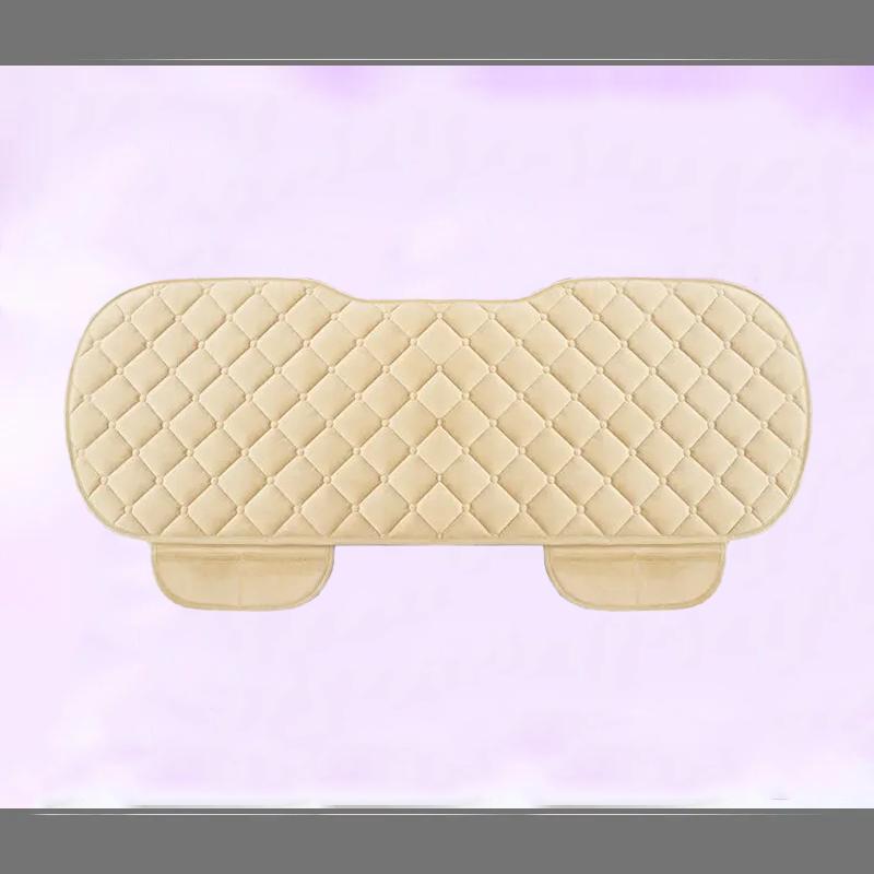 Универсальный противоскользящий теплый зимний чехол для сиденья внедорожника, подушка для переднего и заднего сиденья, льняная подушка, дышащий защитный коврик, автомобильные аксессуары