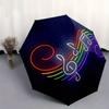 1pc Music Notes Themed High-quality Umbrella,Automatic Opening and Closing Umbrella,Multi-functional Umbrella G0811400