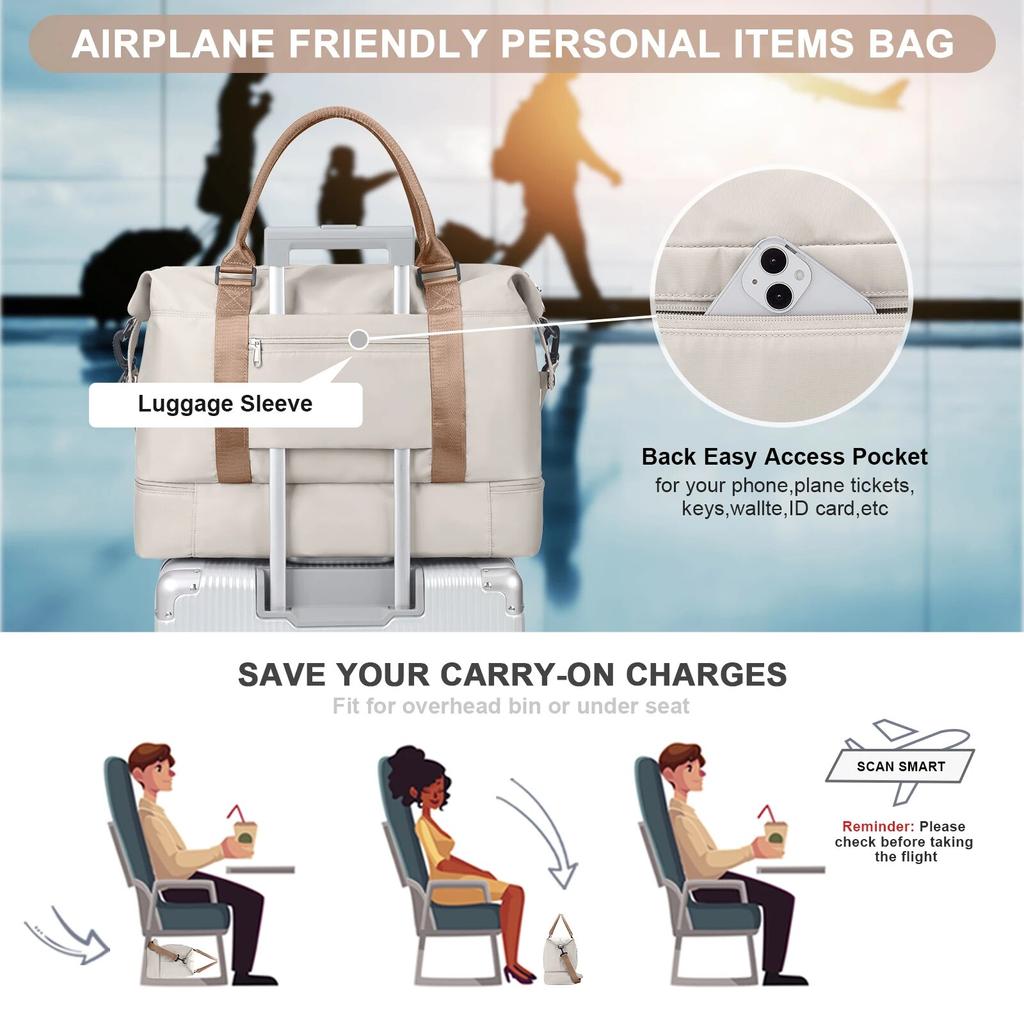 Дорожная сумка с отделением для обуви, спортивные сумки, сумка для отдыха на плечо для женщин, сумка для багажа на плечо