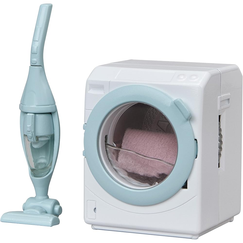 Sylvanian Families EPOCH Laundry and Vacuum Cleaner Set Toy for Dollhouse Ages 3 and Up
