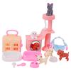 Doll House Furniture Bed Table Chair For 11.8inch 30cm Doll Plastics Cleaning Tools Accessories Mini Furniture Model Gifts Toys