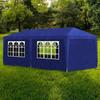 VidaXL Reception Tent Blue Gazebo Pavilion Marquee Garden Patio 90337