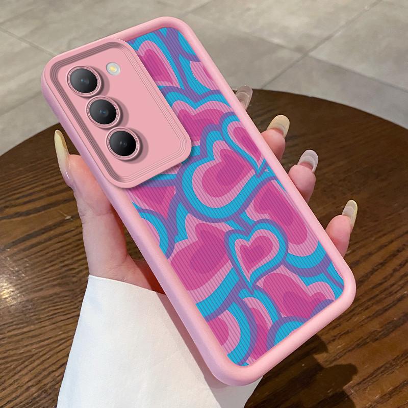 For Vivo V40 SE 5G Phone Case Vivo V30 Lite 4G Funda Vivo V30 SE Cute Flower Fashion Shockproof Cover Silicone Protective Cases