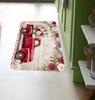 Red Pickup Truck Printed Long Carpet Porch Corridor Long Carpet Dining Room Living Room Foyer Welcome Rug