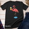Flamingo Drinking Beer Unisex T-shirt