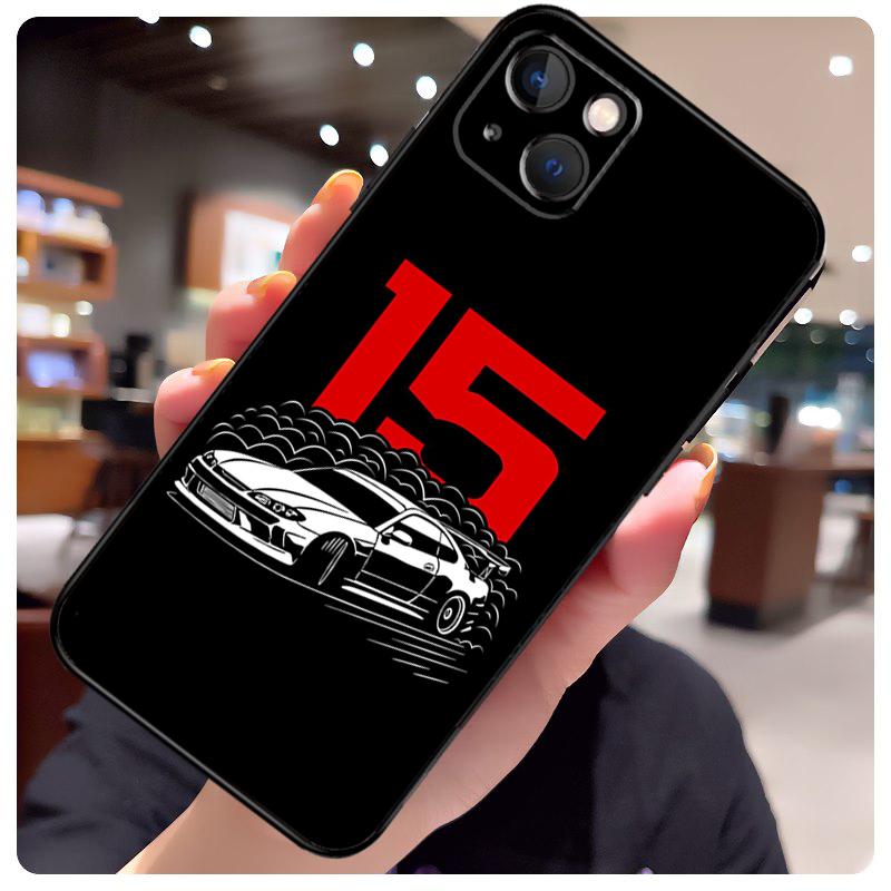 Япония JDM Спортивные Автомобили Мужской Мужчины Чехол Для iPhone 13 Pro Max 16 15 11 12 14 17 Pro Max mini 15 16 Plus 16e 17 Air Чехол Для Телефона