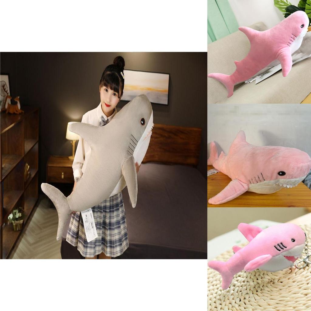 Big And Elastic Shark Body Pillow Suitable For All Ages Ideal For Home And Office Use