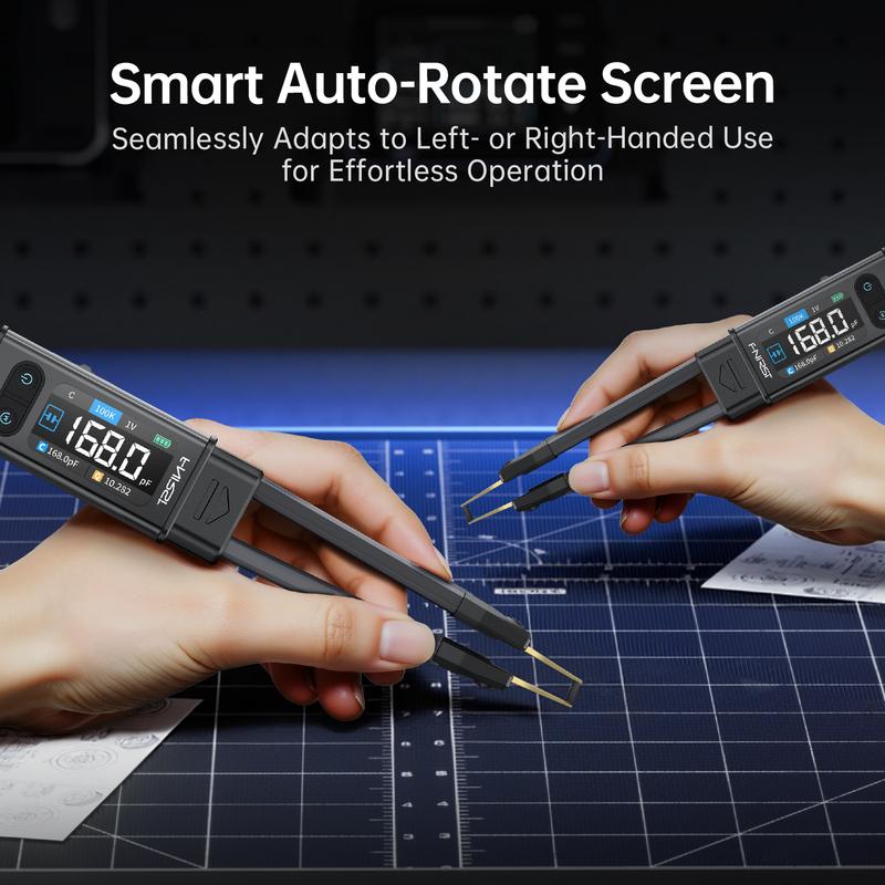 LCR-ST2 Plus 2-in-1 Digital Tweezer LCR ESR Meter SMD Electronic Multifunctional Component Tester Tool Upgraded High version