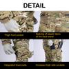 Outdoor Typo Pants Thin Breathable Men's Camouflage Pants Slim-fitting Trousers Military Fans Training Multi-bag Work Pants