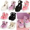 5 Styles 7.8CM Doll Wearing Play House Accessories 60cm Doll Boots Fabric Shoes Differents Color