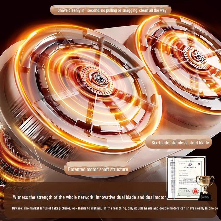 Сертифицированный KC триммер для удаления комков шерсти с двумя головками: Быстрое и бережное удаление волос в домашних условиях