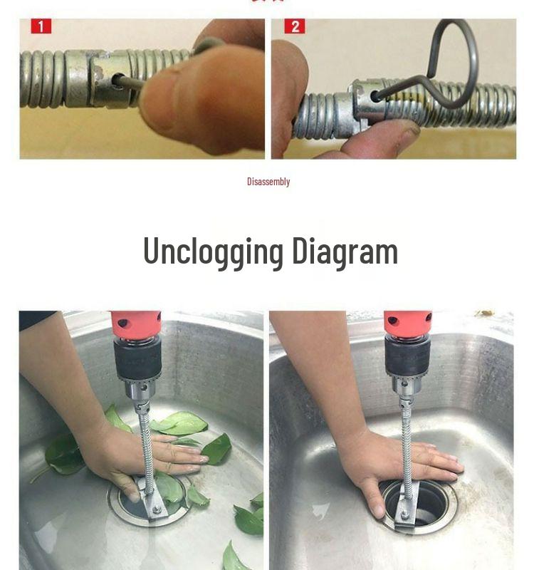 Electric Sewer Dredging Machine for Household Toilets & Bathroom Pipes