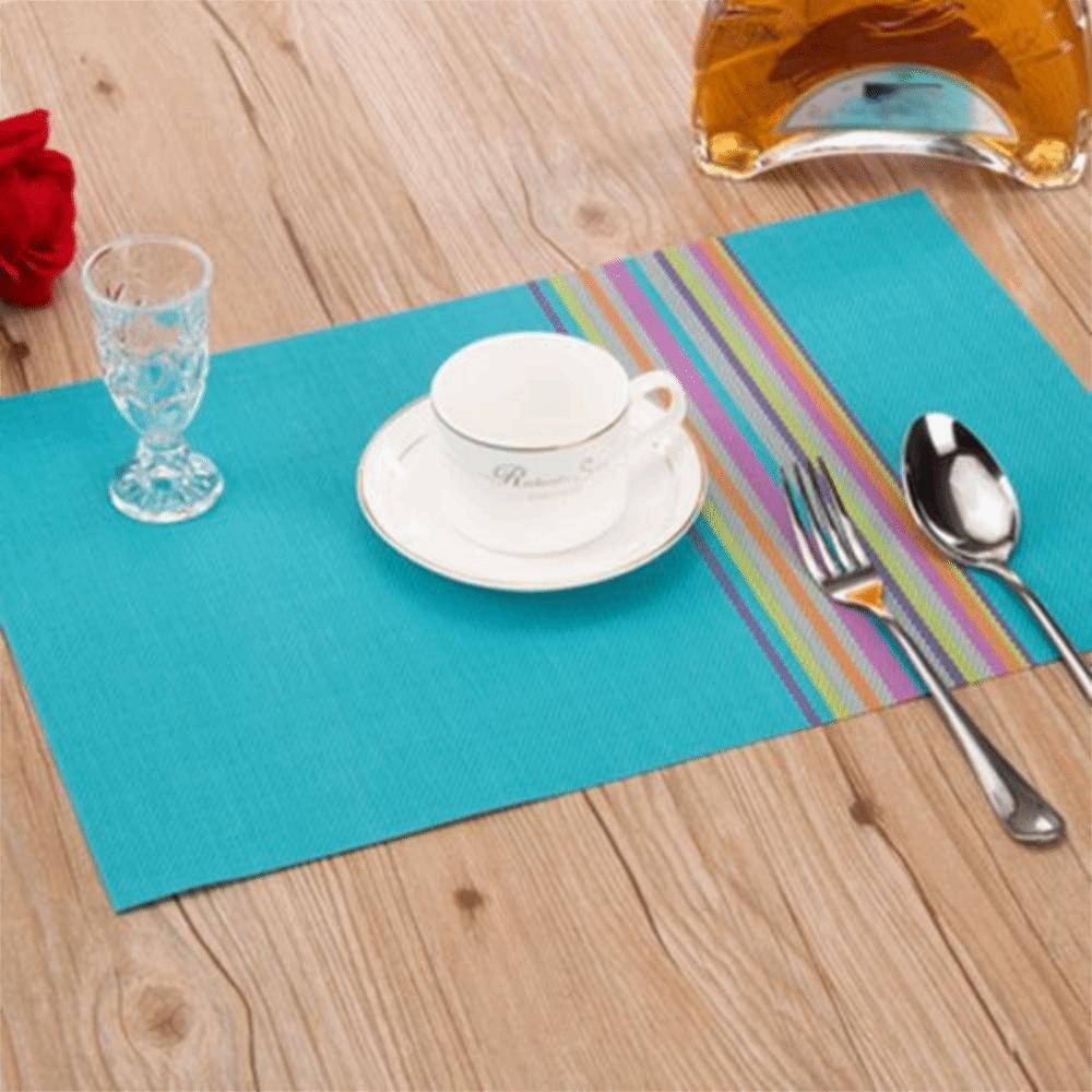 6 Pieces Waterproof Insulated Plate Mat Scratch Resistant Place Mats Restaurant