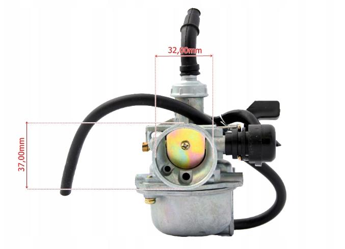Carburetor 4T Pz19 50-125Cc, Scooter Moped Cross Quad Atv (Lever)