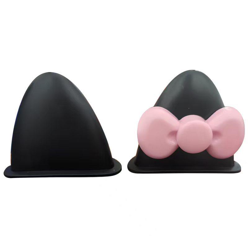 Универсальные ушки и бантик в виде котенка для детских шлемов