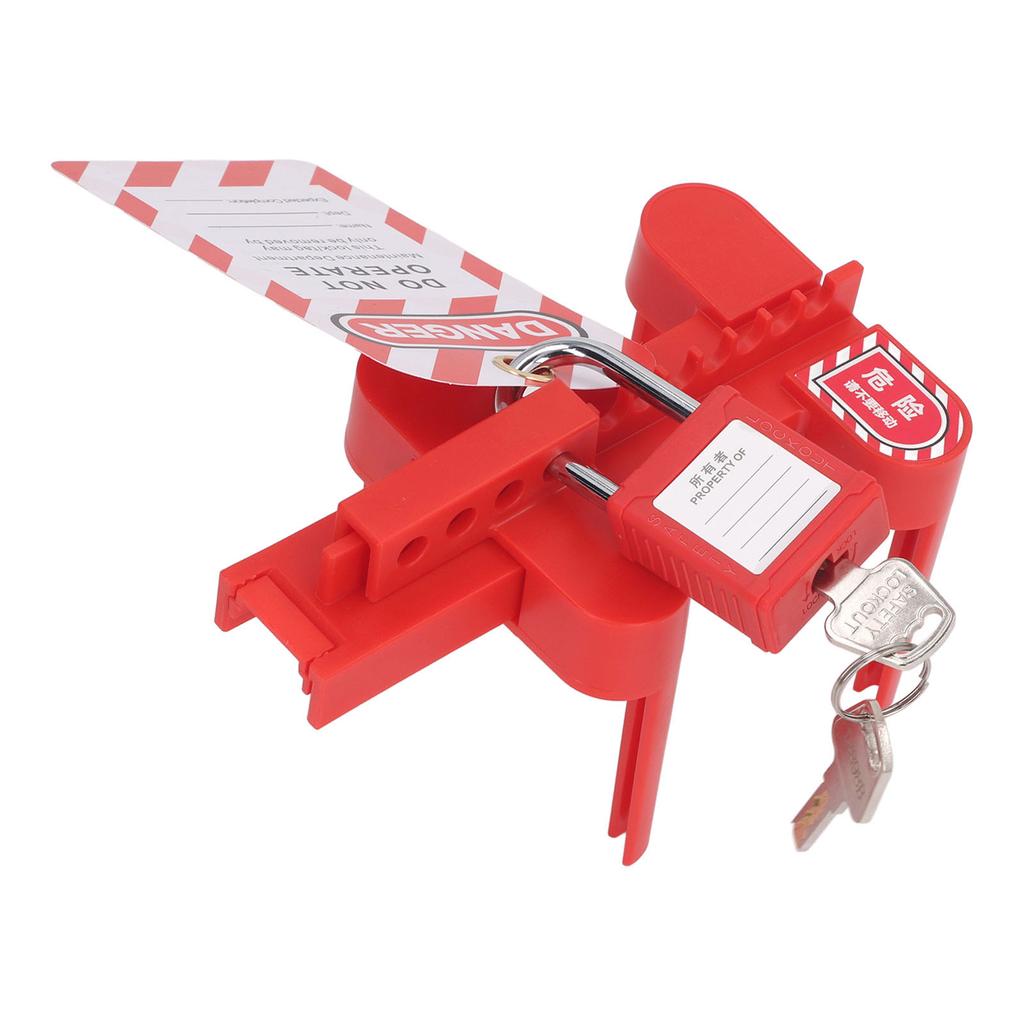 Комплект из 3 шт. Устройство блокировки шарового крана DN50-DN100 PP Регулируемое устройство блокировки шарового крана для химических заводов