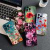 Soft Cover for Apple iPhone 17 Pro XS Max Air 6 7 8 Plus 5 + SE 2022 SE2 16E Casing Phone Case Poppy Flower Bloom Fashion