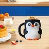 Ice Pint Holder Cute Penguin Ice Cream Pint Cozy with Spoon Slot And Snack Drawer Reusable Ice Cream Holder for Ice Cream Lovers
