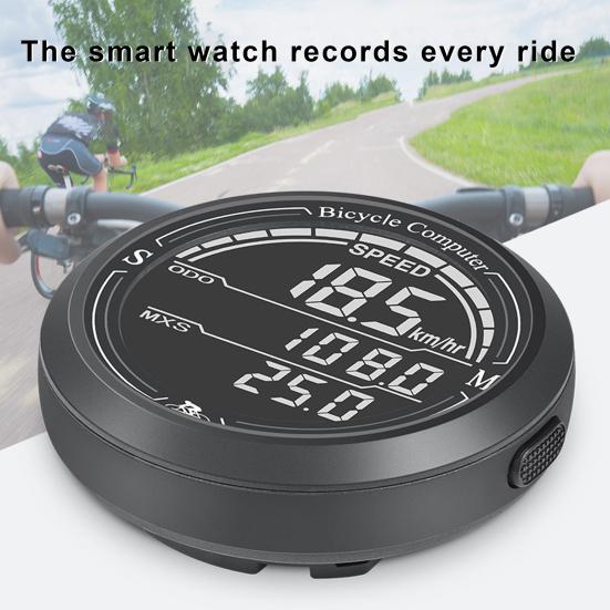 Велосипедный спидометр Беспроводной одометр Большой экран Легко читаемый IP67 Водонепроницаемый Простота установки Магнитный велосипедный компьютер