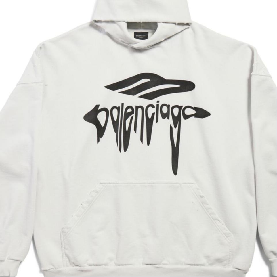Balenciaga 3b Жидкий Оверсайз Худи 803265TRVS99081