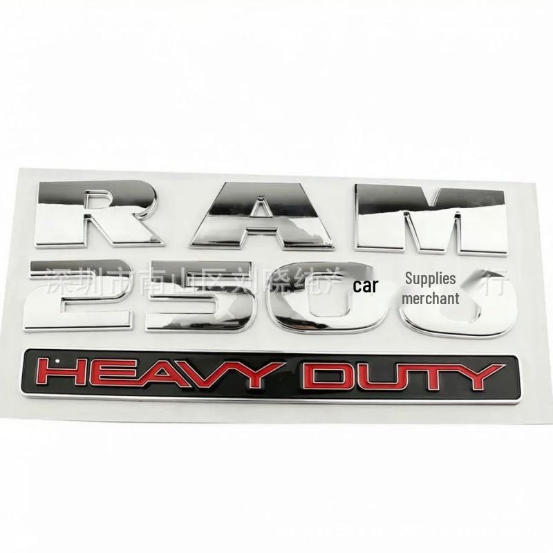 Подходит для Dodge RAM 1500/2500/3500 Пикап Heavy Duty: Модифицированная эмблема автомобиля Наклейка на боковое крыло