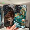 Чехол из закаленного стекла Dragon Tiger для OPPO Reno 12 11 10 Pro 12F Reno12 FS F27 5G, противоударный, с полной защитой, жесткая задняя крышка