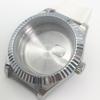 40mm Men's Mineral Glass Watch Accessories with Date Window for Pearl 2813 Movement
