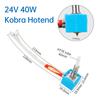 Kobra Hotend 24V40W для замены 3D-принтера, совместимого с 3D-принтером Anycubic Kobra с латунью